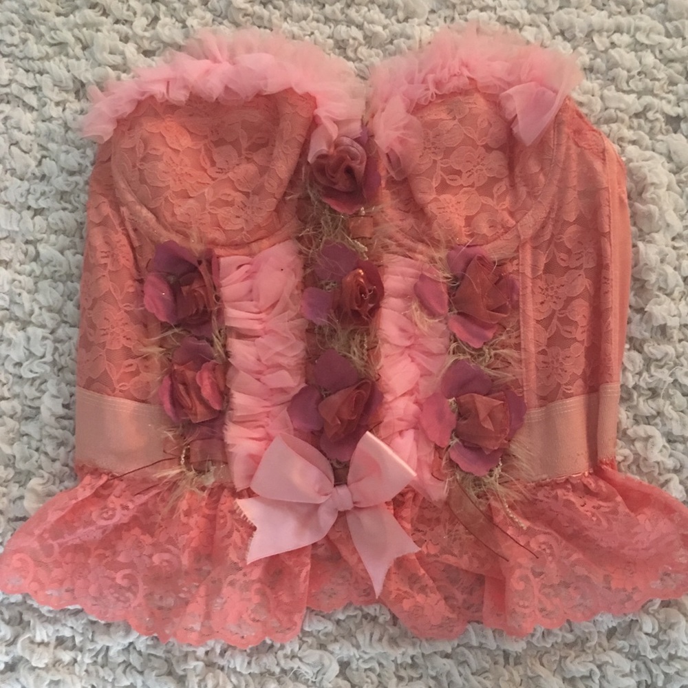 Etsy Floral Bustier